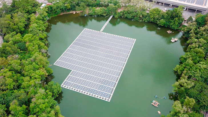 Solar FV flotante